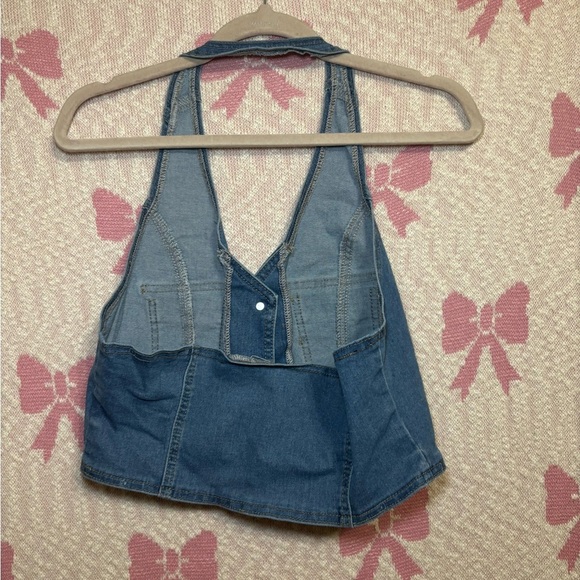 Jean halter top - Picture 2 of 3